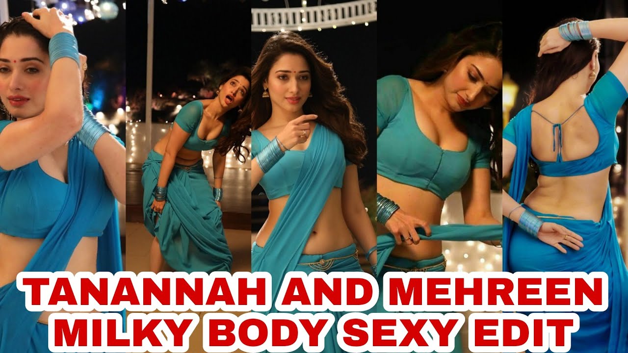 Tamannaah and Mehreen milky body sexy navel hot slow motion edit 4K F2 #tamannaah #mehreen #navel