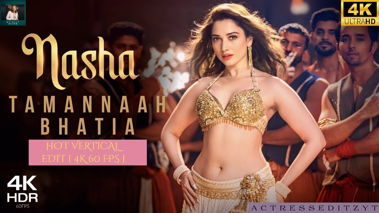 Tamannaah Bhatia | Nasha | Slow-Mo | Colour Graded | Raid 2 | Info | Vertical Edit  | 4K 60 FPS |