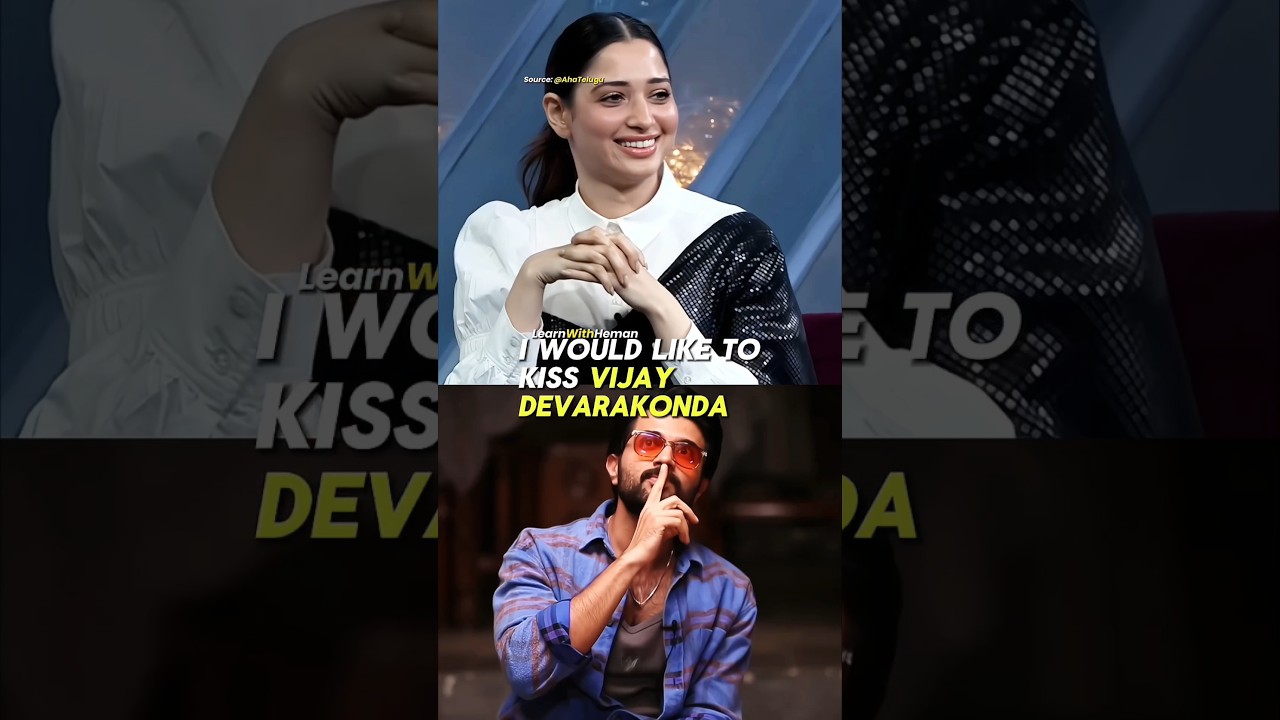 Tamannaah Bhatia Wants to Kiss💋 Vijay Devarakonda | Rapidfire | Samantha Interviewed Tamannaah