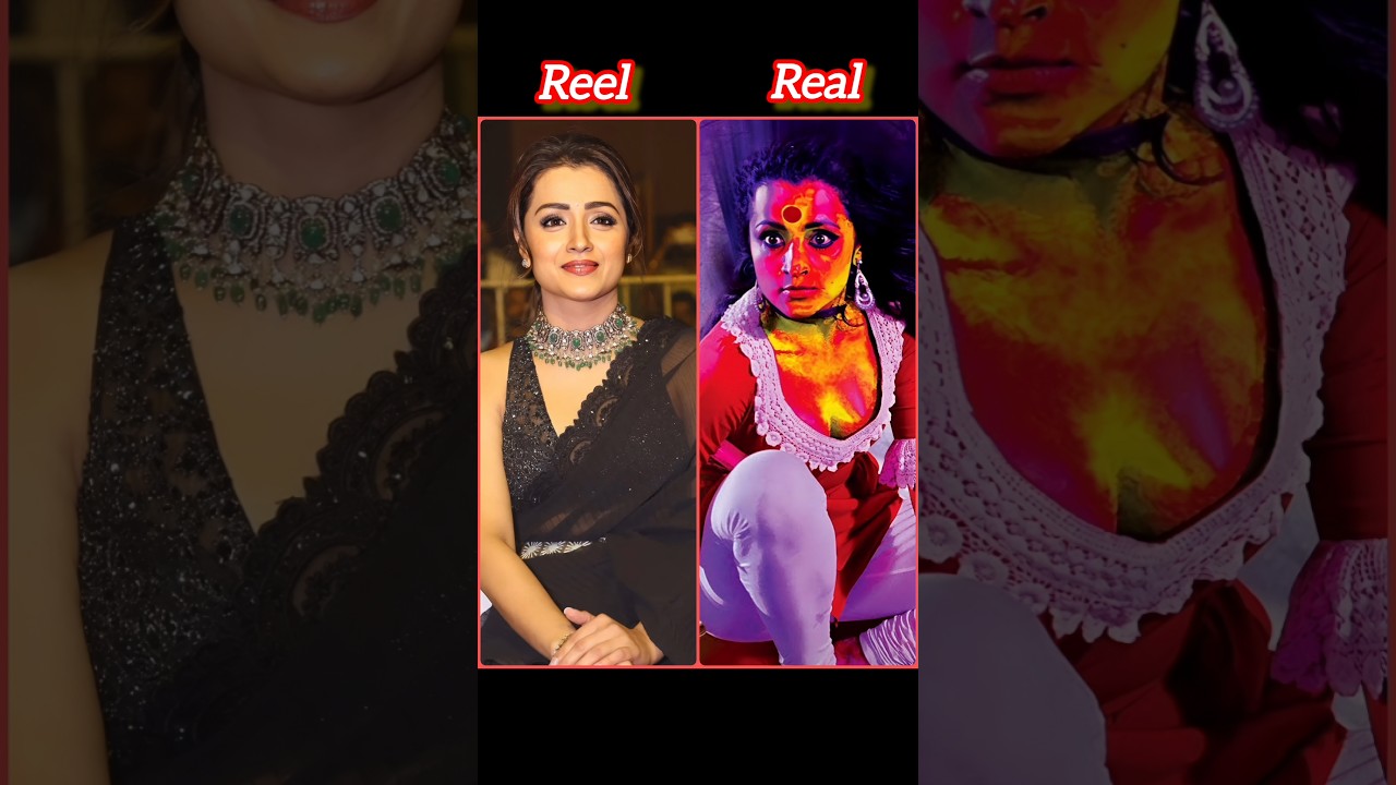 Tamil hot actress ghost 👻 look, || reel vs real || look. #tamil #ghost #trending #ytshorts #shorts