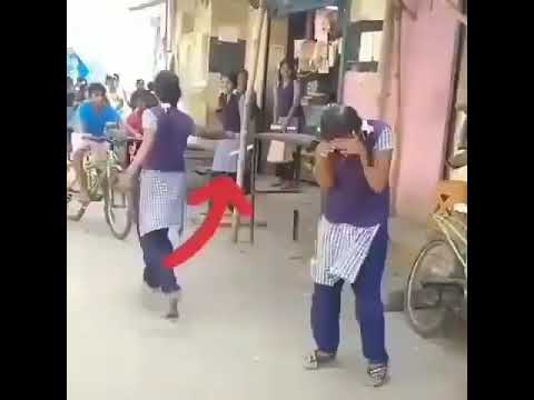 Tamil school girls bad words fight