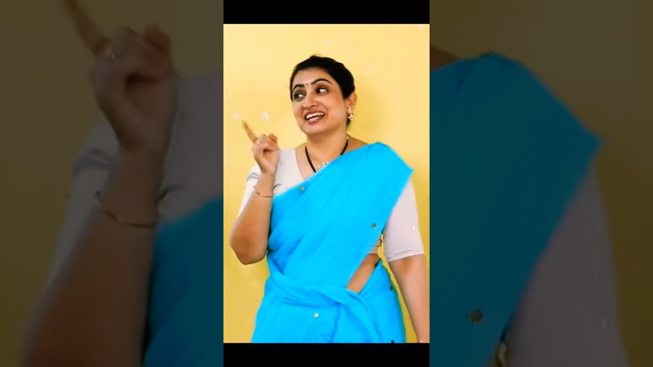 Tamil Serial Actress Sujitha hot hips and navel cleavage #sujitha #pandianstores #shorts #hips