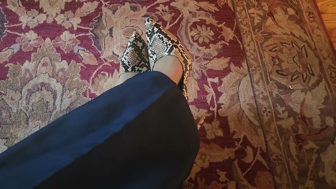 tan high heels