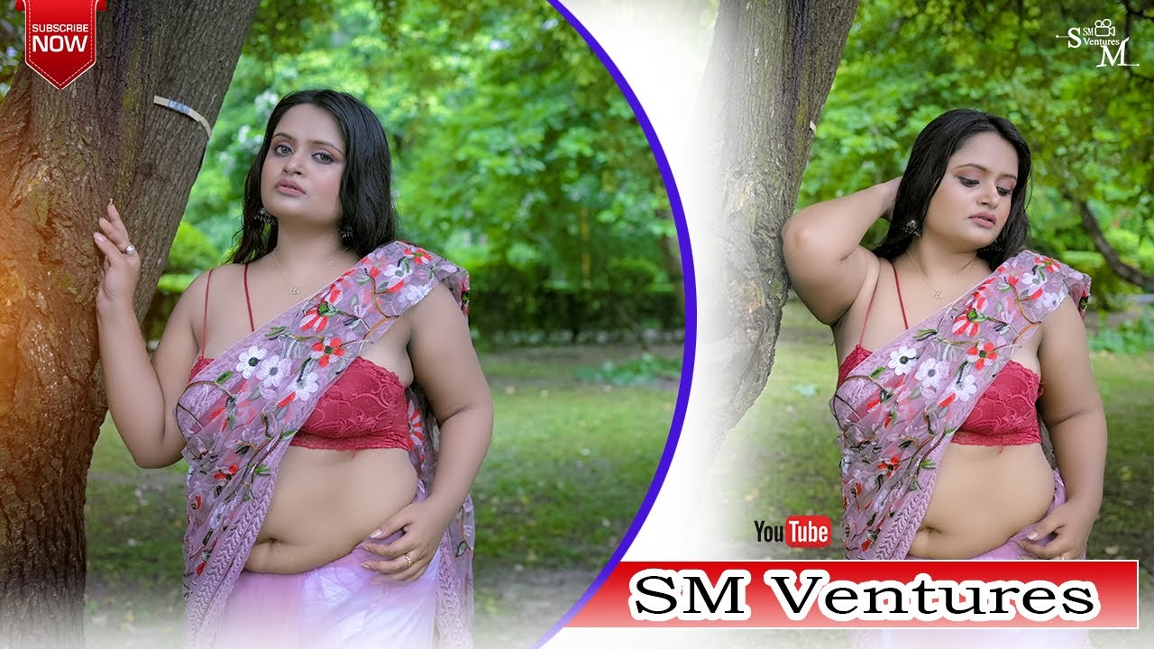 TANIA IN TRANSPARENT SAREE VIDEO | BONG FASHION VLOG | SM VENTURES | 2024