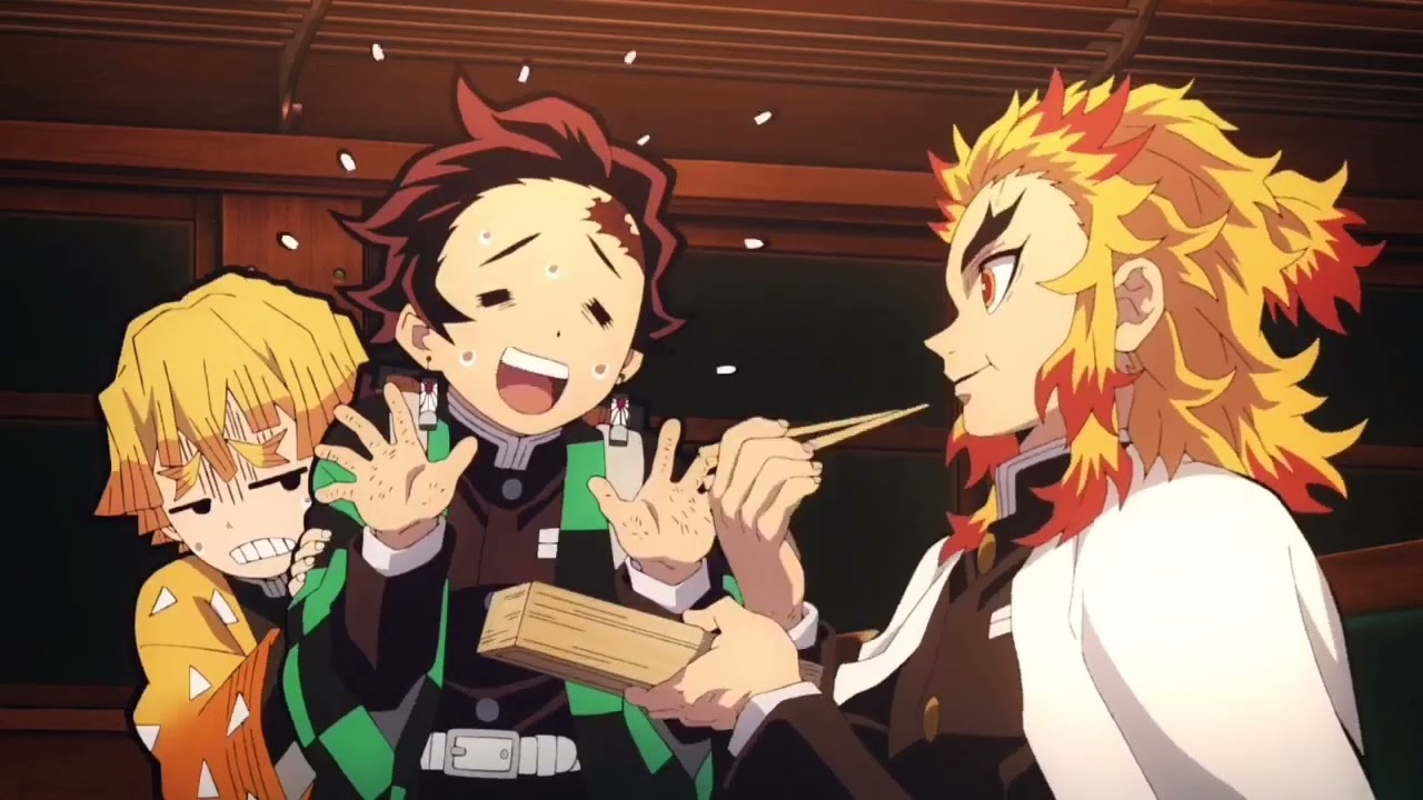 Tanjiro encuentra a Rengoku