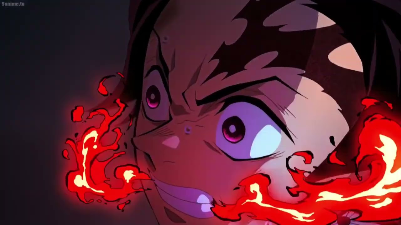 Tanjiro throws his sword at Akaza | Demon Slayer