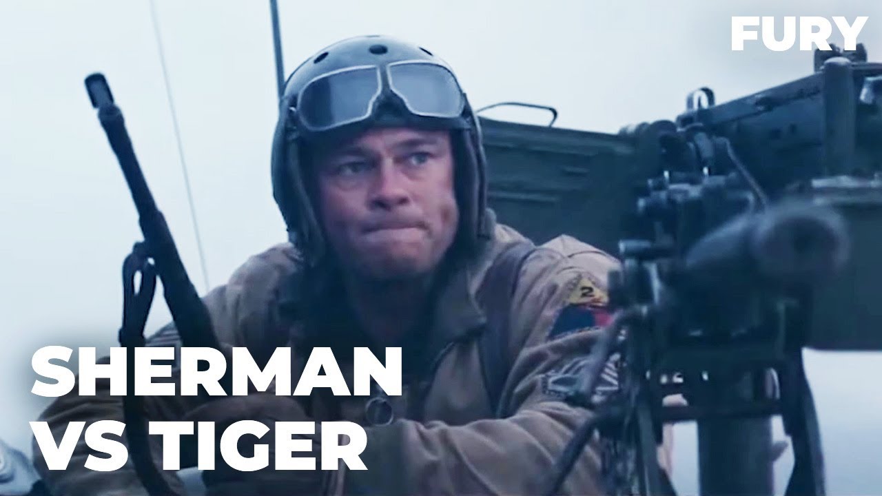 Tank Sahnesi | Sherman vs. Tiger | Fury