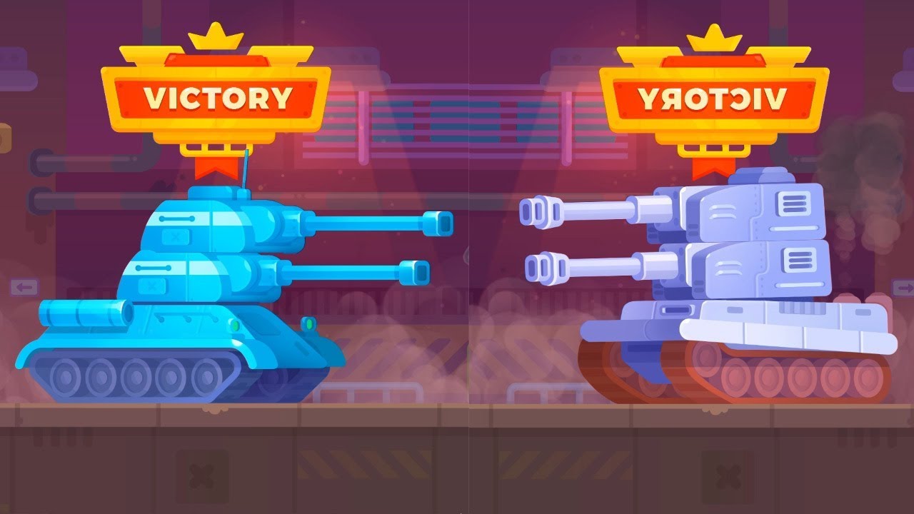 Tank Stars Tiger tank vs T - 34 Tank - Tank for kids - Games Bii