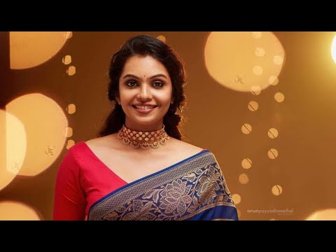Tanvi Ram | malayalam actress | Ambali movie actress Tanvi | actress in sari