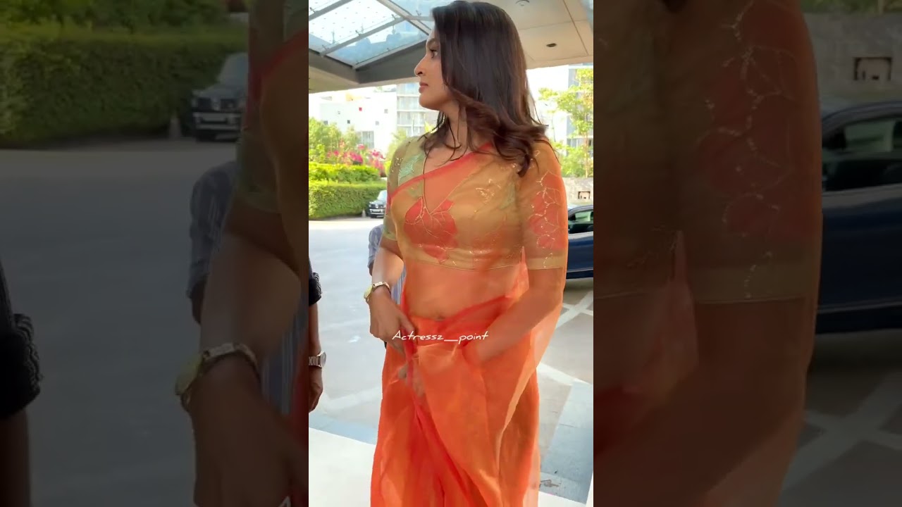 Tanya Ravichandran hot low hip saree navel shown video sexy