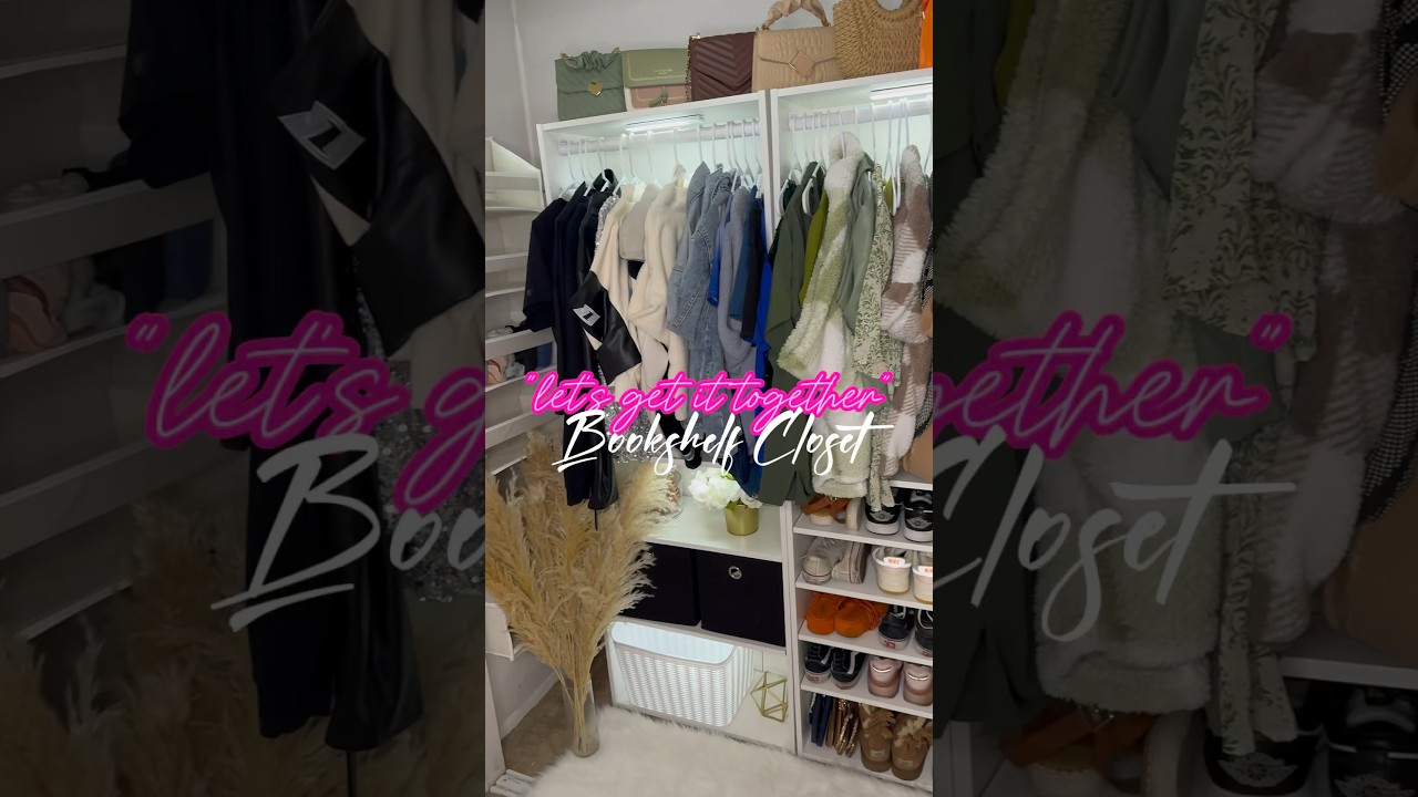 Target Bookshelf Closet full vid on IG @bremuvaof4 #cleanwithme #diy #mentalhealth #closet #update
