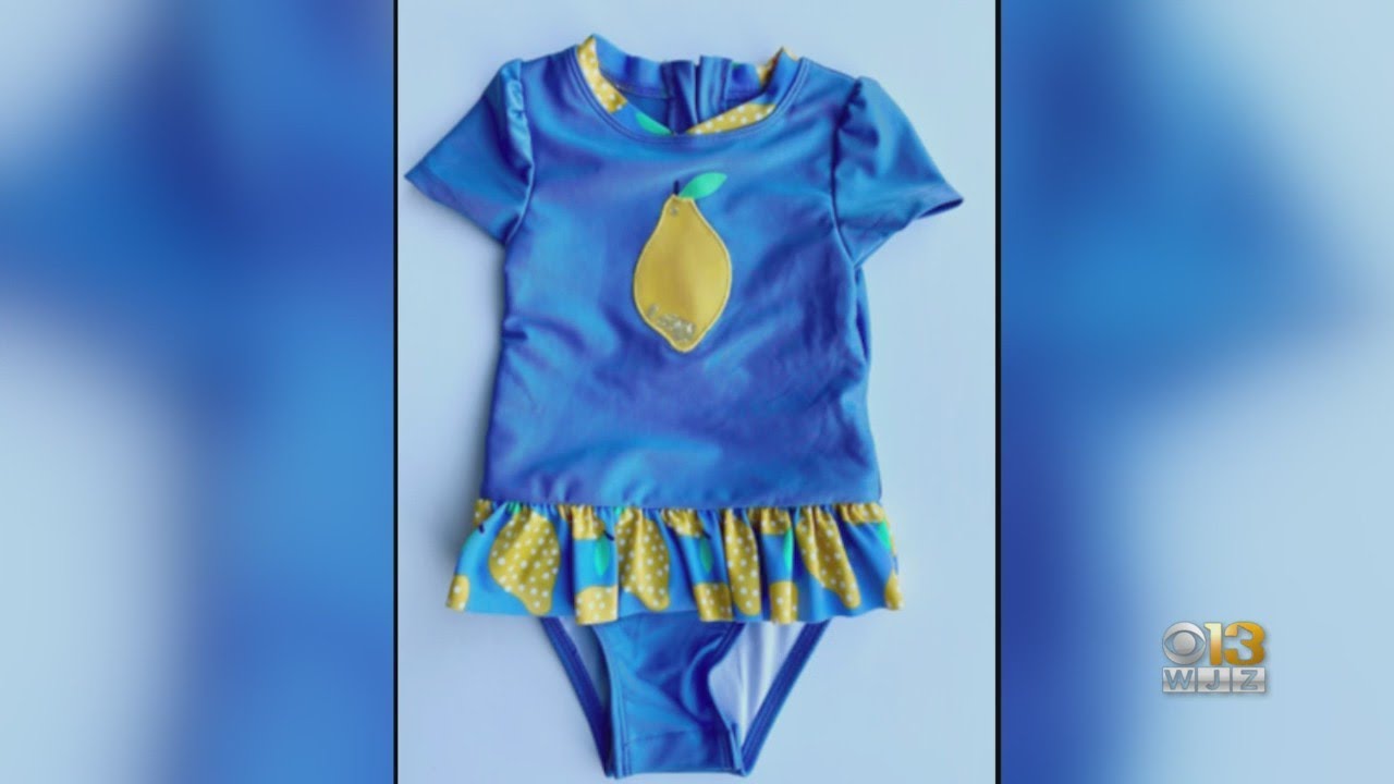 Target Recalling Toddler Girls' Swimsuits