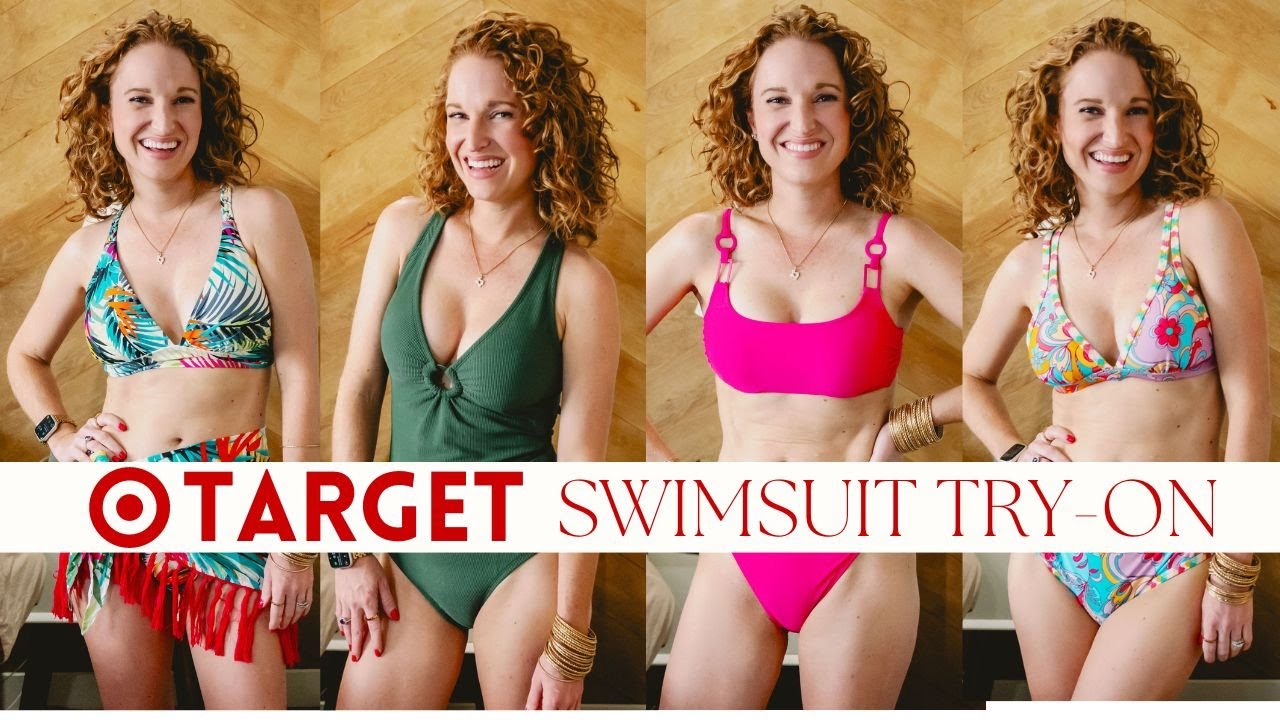 Target Swimsuits Try On Haul ☀️ Cute Mom Friendly Swim ☀️