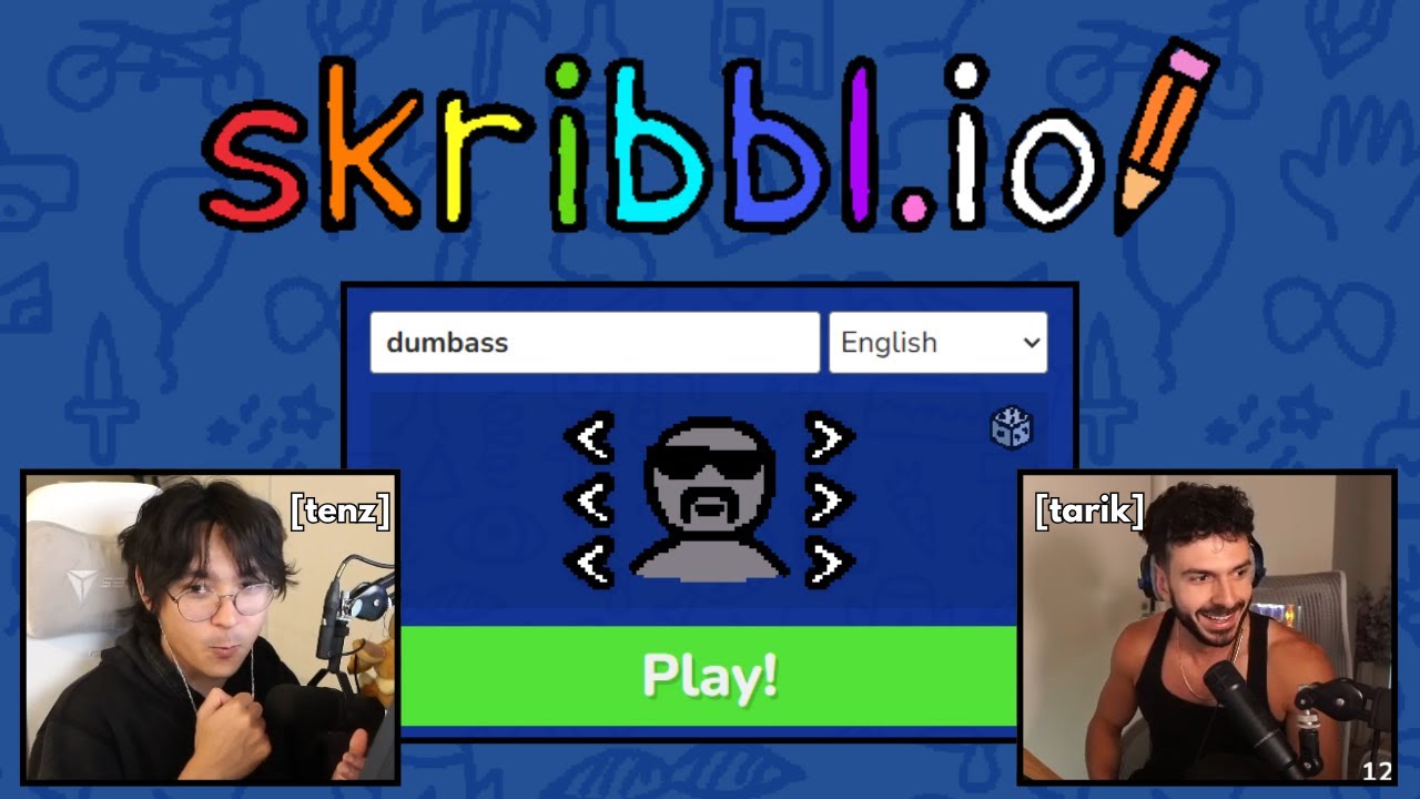 Tarik And TenZ Play Skribbl.io w/Chat