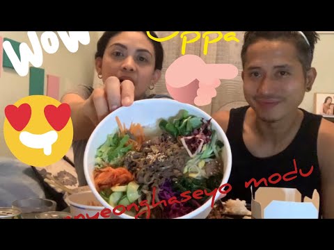 Taste test / mukbang KOREAN FOOD in ITALY | mas-issneun