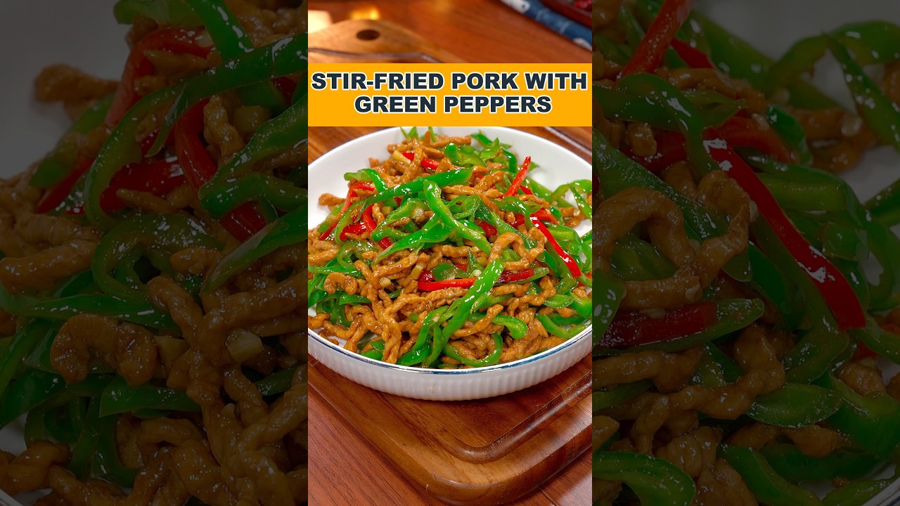 Tasty Tutorials | How to Make Stir-Fried Shredded Pork with Green Peppers