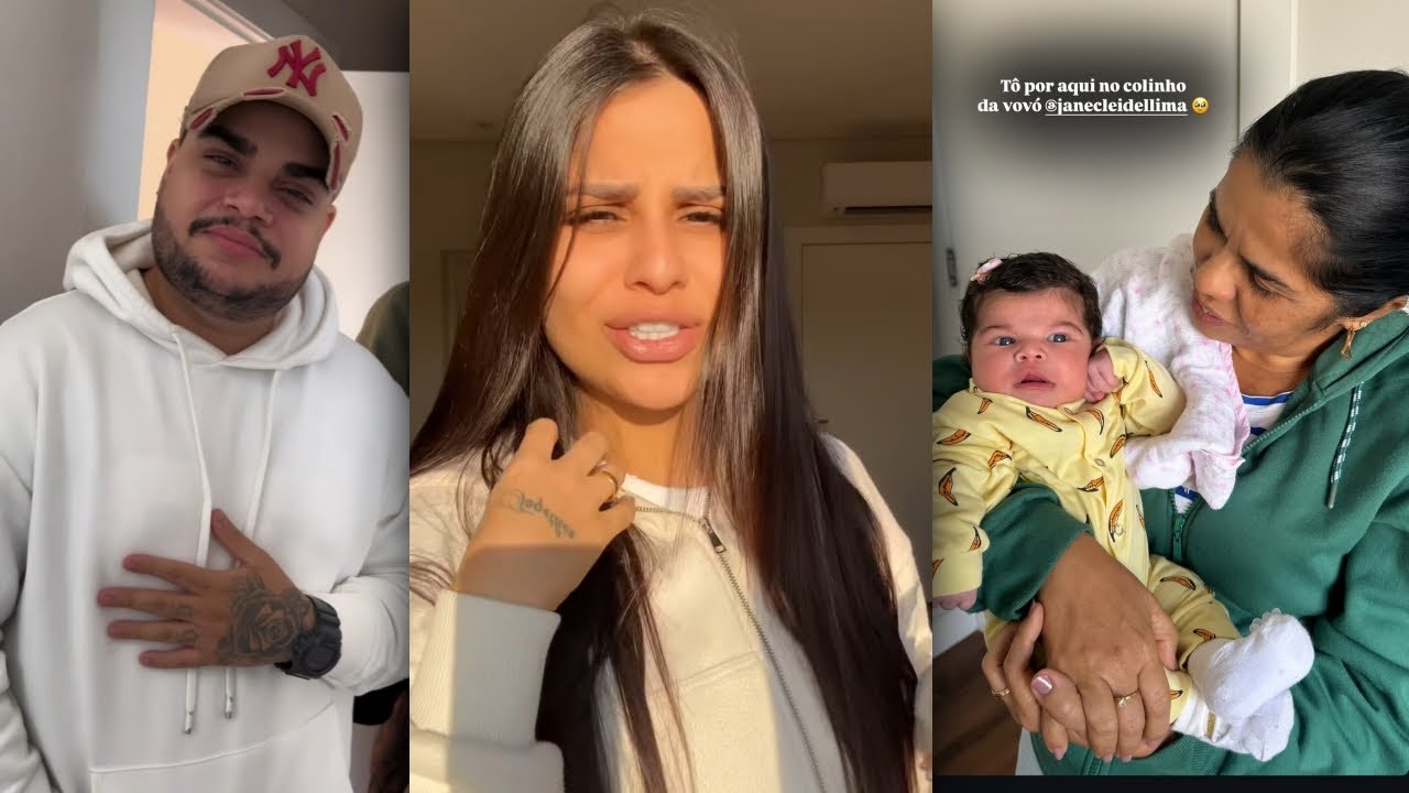 Tati nunes mostra reaça do irmão vendo Luna pela primeira vez, ele chorou