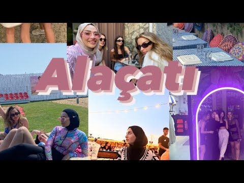 Tatil vlog | Alaçatı kalbimizi (paramızı) çaldı 🏹🧡🩷