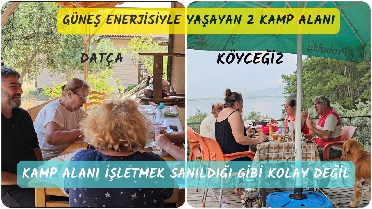 TATİL VLOG 2 -AKDENİZDE GÜNEŞ ENERJİSİYLE YAŞAYAN BAKİR 2 KAMP ALANI -DATÇA KAMP -KÖYCEĞİZ ESES KAMP