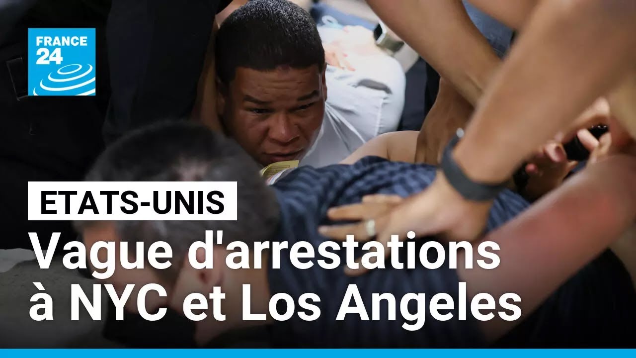 États-Unis : vague d'arrestations de migrants à New York et Los Angeles • FRANCE 24