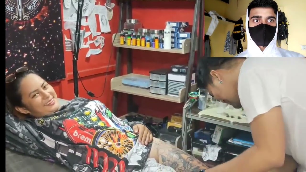(TATTOO) private part tattoo video Full 4K 🌝