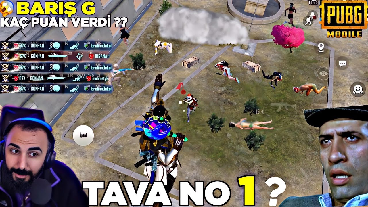 TAVALAYARAK MONTAJLADIM 😱 BARIŞ G VURUŞLARIMI PUANLADI 😂 PUBG MOBİLE KOMİK MONTAJ