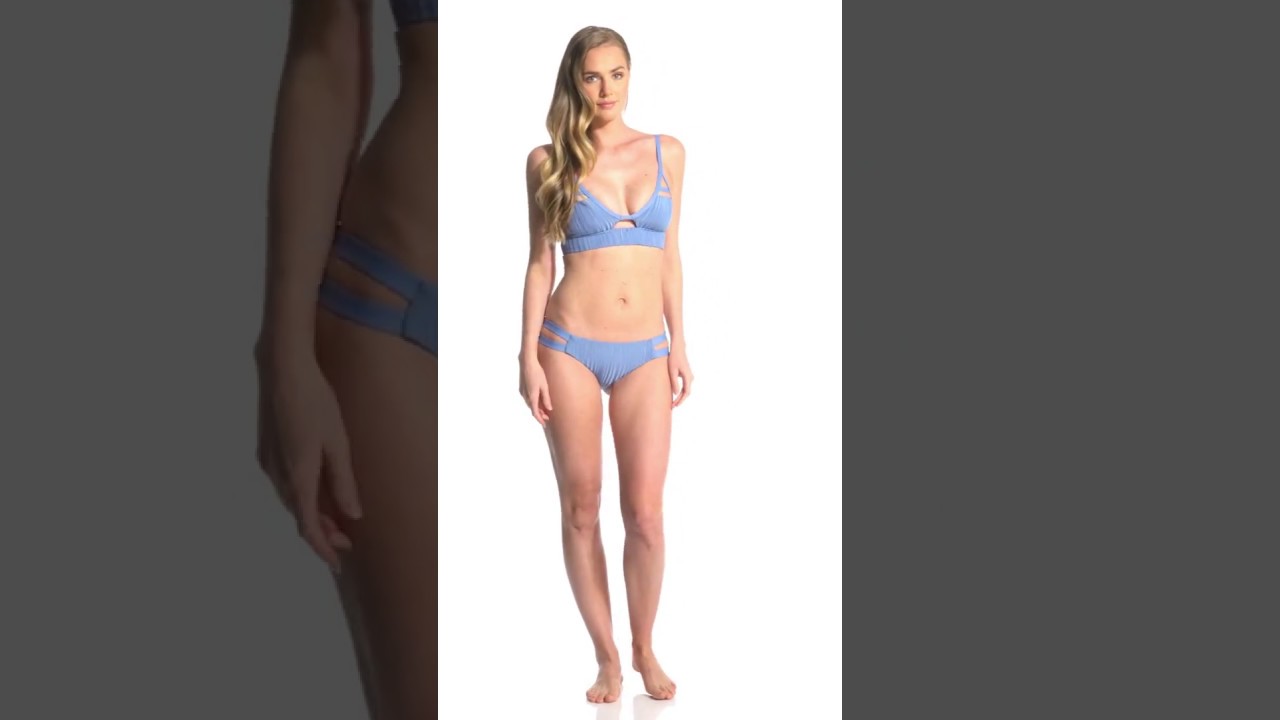 Tavik Slinky Rib Chloe Bikini Bottom | SwimOutlet.com