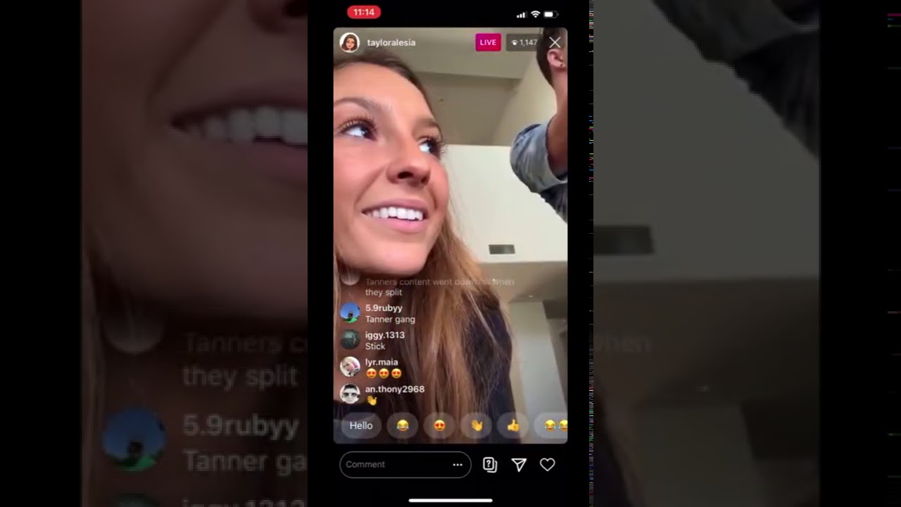 Taylor Alesia Instagram Live