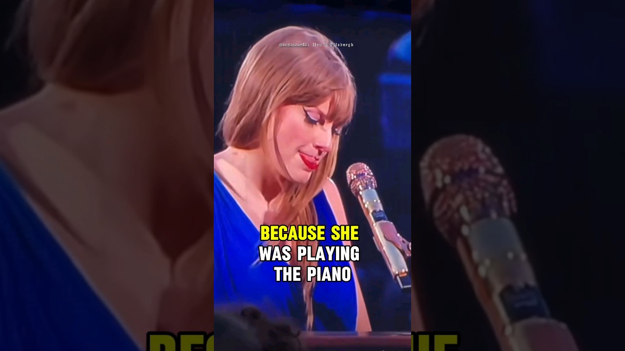 Taylor had to lick her nose at the Eras Tour because of the cold...