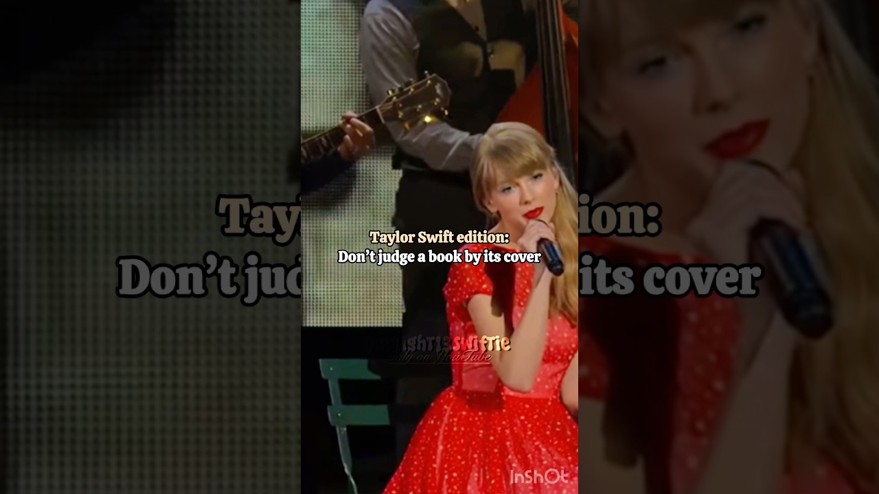 Taylor Swift edition: don’t judge a book by its cover | DaylightSwiftie #swiftie #taylorswift #fyp