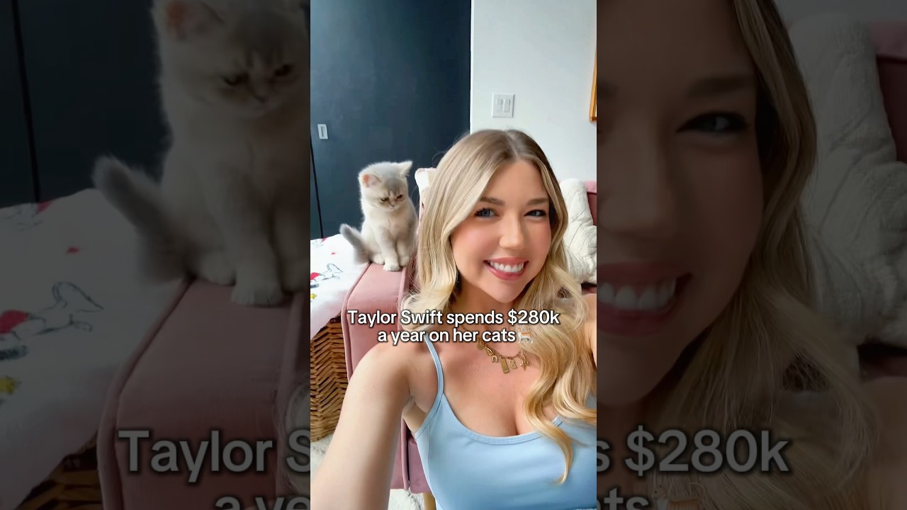 Taylor Swift spends 280k a year on her cats??!
