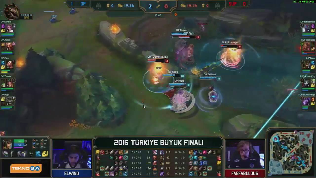 TBF 2016 - SUP Naru vs DP Caps - Güzel Hareketler