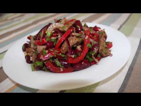 Tbilisi salatının hazırlanması.Mayonezsiz Salat Resepti.