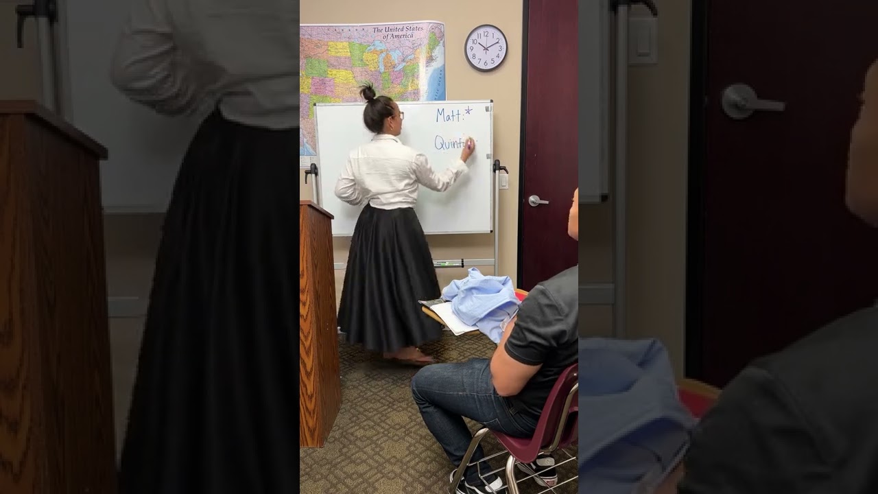 Teacher finally figures out how to get to her students! #shorts