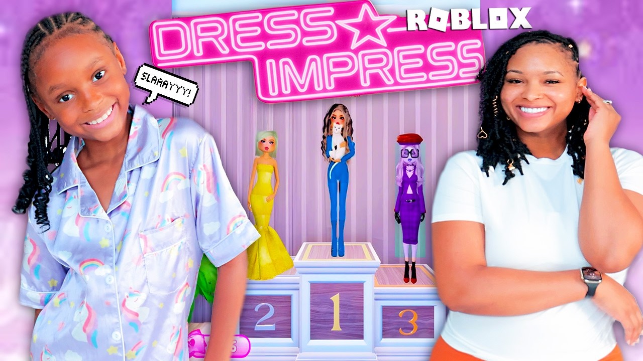 Teaching My Mom How to SLAY in Dress to Impress!