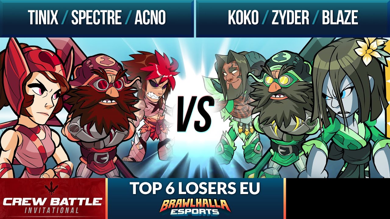 Team Green vs Team Red - Top 6 Losers-Side - Crew Battle Invitational 2022 - EU 3v3