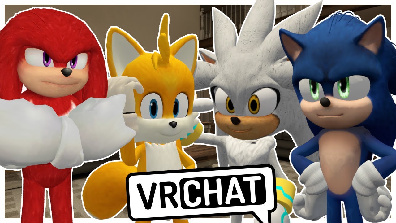 Team Movie Sonic Meets Movie Silver In VRCHAT!!