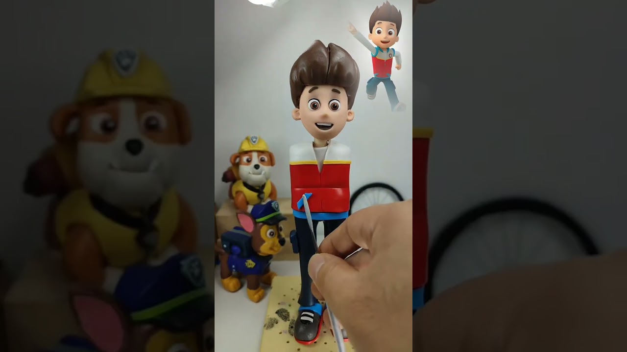 Team Paw Patrol: Captain Ryder Team Paw Team: Ryder, Team Paw Team: Ryder, Soft Clay Doll, Ultra-l