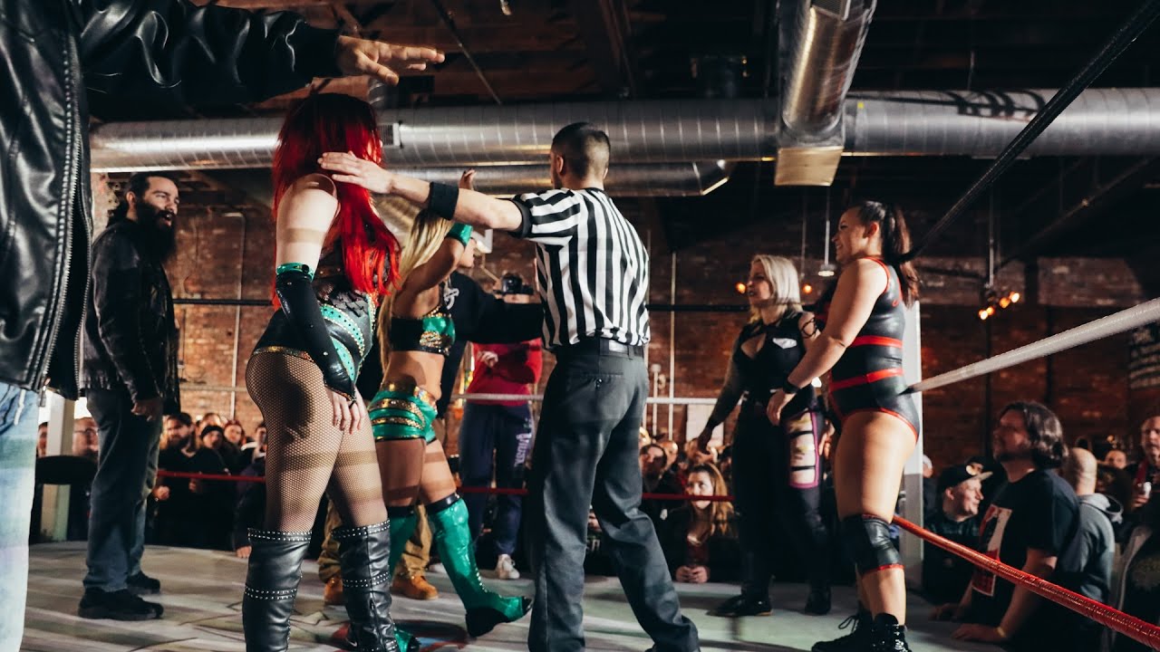 Team PAWG has unfinished business with Secret City Soldiers (LuFisto/Jordynne vs. Alexxis/Taeler)