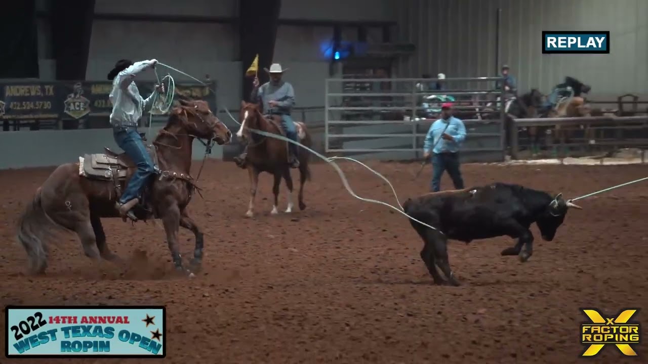 Team Roping | 2022 West Texas Open | Round 1