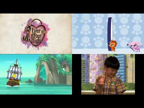 Team Umizoomi, Curious George, Jake and the Neverland Pirates, Littlest Pet Shop, Ever After High Th