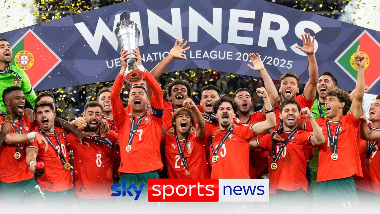 Tearful Ronaldo helps Portugal beat Spain in Nations League final shoot-out