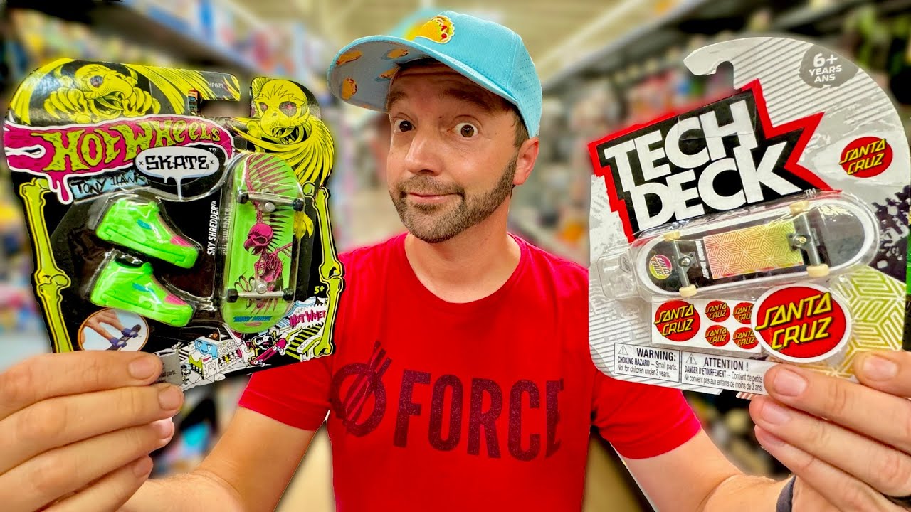 Tech Deck VS Hot Wheels Fingerboards