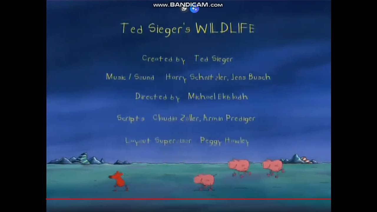 Ted sieger's wildlife 1999 credts