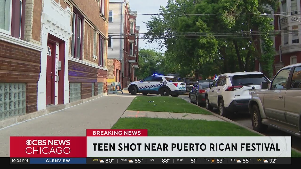 Teen shot near Chicago's Puerto Rican Festival in Humboldt Park