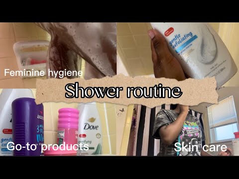 Teen Shower routine*face routine*hygiene routine for softer skin