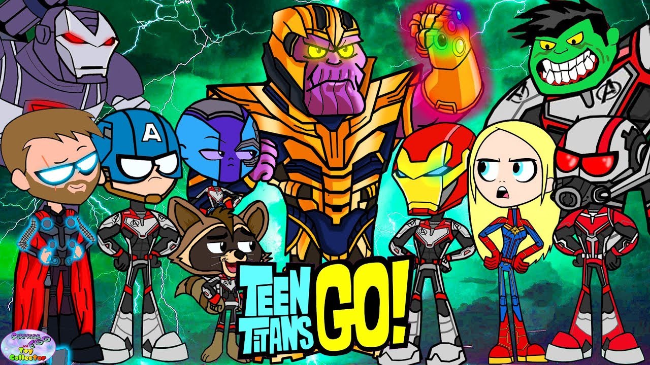 Teen Titans Go! vs. Avengers Heroes and friends! Cartoon Character Swap - SETC
