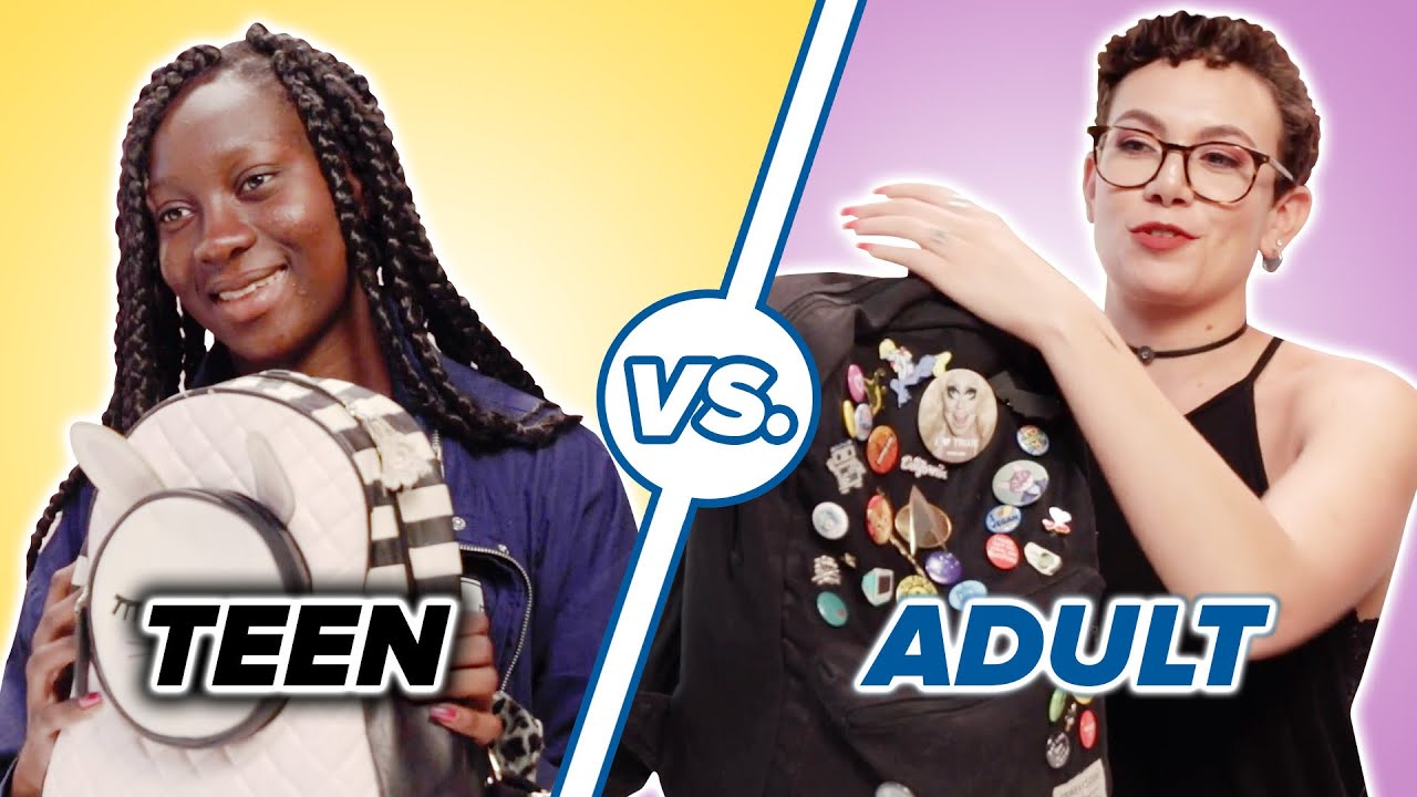 Teen Vs. Adult What's In My Bag • Megan