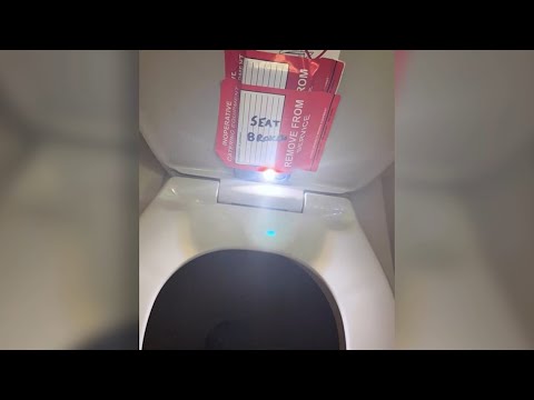Teenage girl finds hidden camera in airplane bathroom