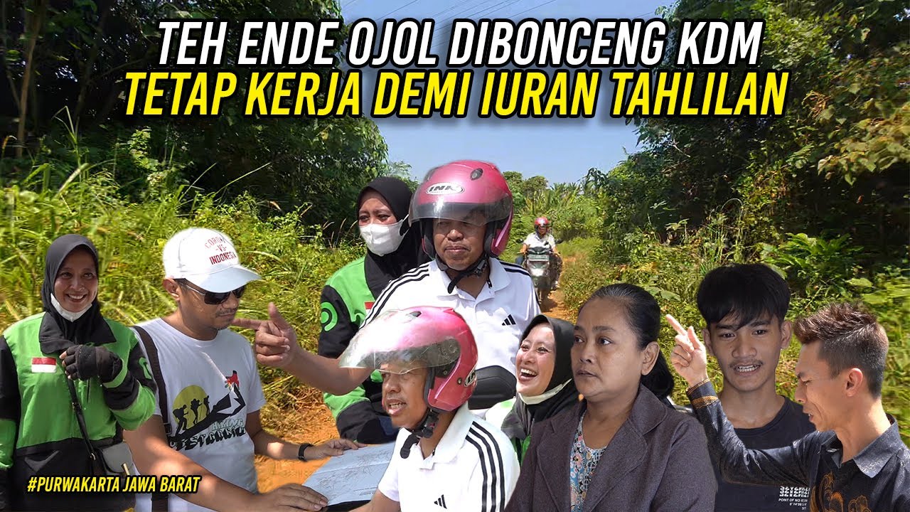 TEH ENDE OJOL DIBONCENG KDM | CEK PERBAIKAN PIPA | TETAP KERJA DEMI IURAN TAHLIL BAPAKNYA